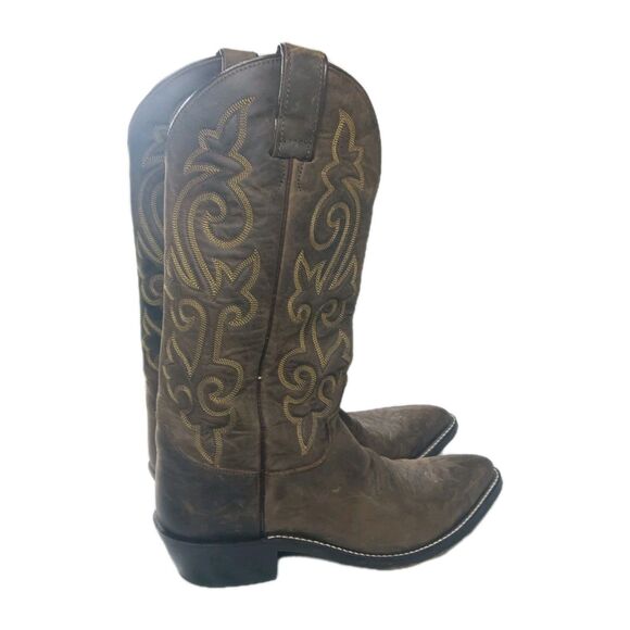 Justin Apache 2252 Western Boots Men\'s Size 8.5 D Brown